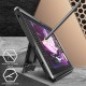 Unicorn Beetle Pro Supcase Case for Samsung Galaxy Tab S9 11.0 / S9 FE / S10 FE / S10 Lite 10.9 X710 / X716B / X510 / X516B / X520 / X526 / X400 / X406B - Black