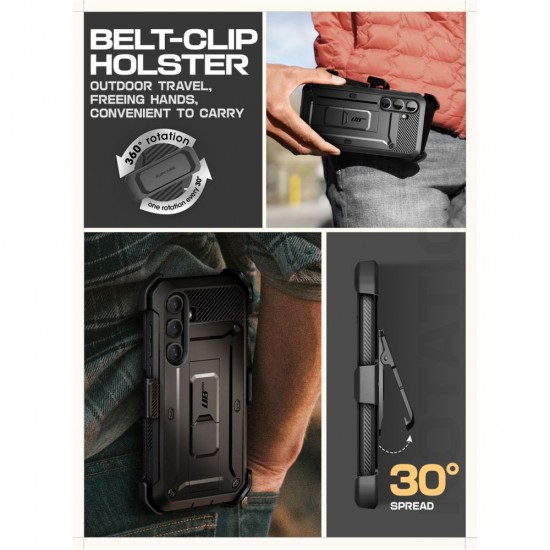 Supcase Unicorn Beetle Pro Case for Samsung Galaxy S25 FE - Black