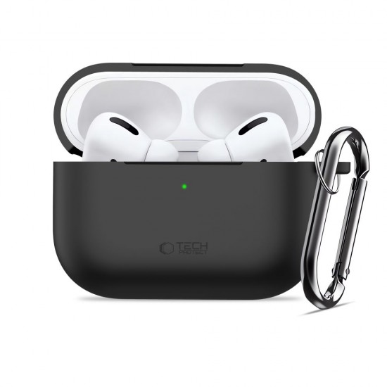 Tech-Protect Silicone Hook Case for AirPods Pro 3 - Black