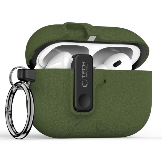 Tech-Protect Slim Hook Case for AirPods Pro 3 - Green