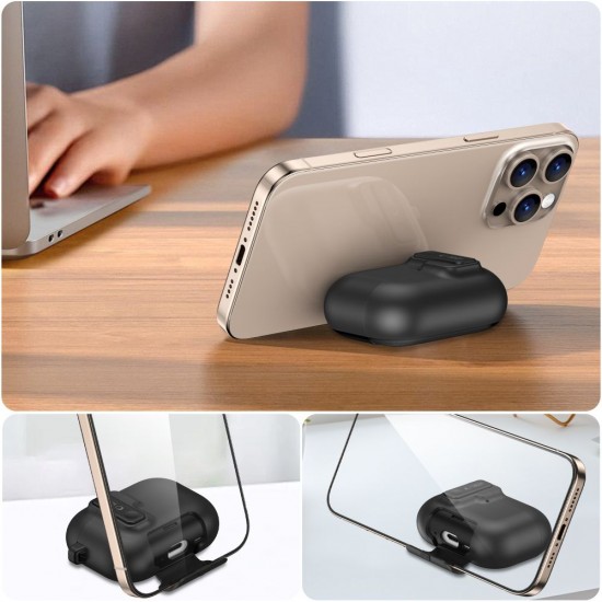 Tech-Protect Slim Hook Case for AirPods Pro 3 - Black