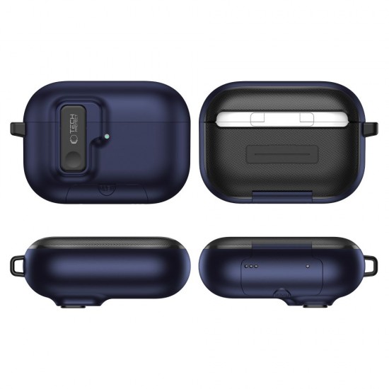 Tech-Protect Slim Hook Case for AirPods Pro 3 - Navy Blue