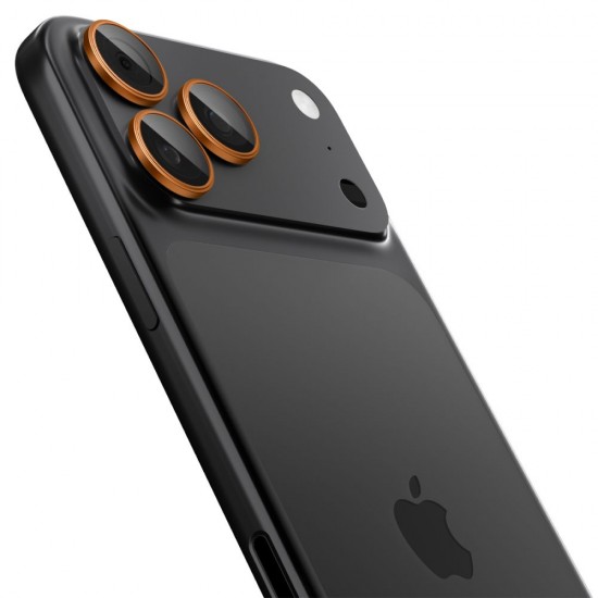 Spigen Optik Pro Camera Lens Glass for iPhone 16 Pro / Max / 17 Pro / Max - Orange