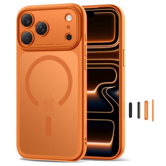 Tech-Protect Magpeak MagSafe CC Case for iPhone 17 Pro - Orange