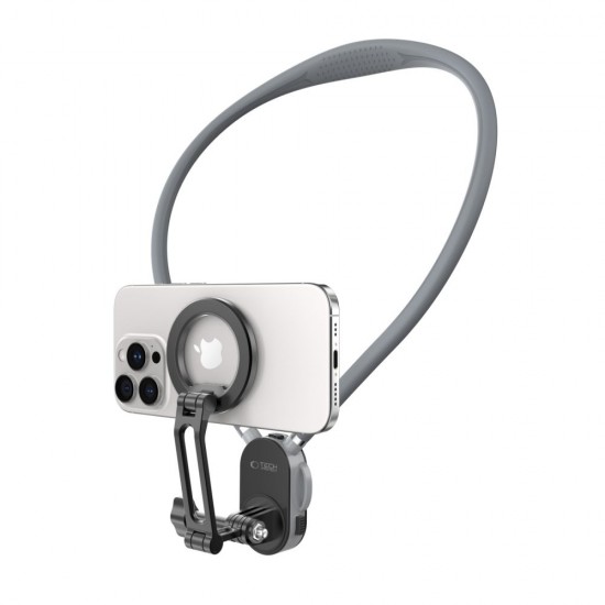 Tech-Protect AC200 Magnetic MagSafe Mount for Phone, GoPro, DJI - Gray