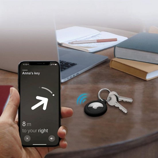 Tech-Protect Rough 4-pack case for Apple AirTag 1 / 2 - black