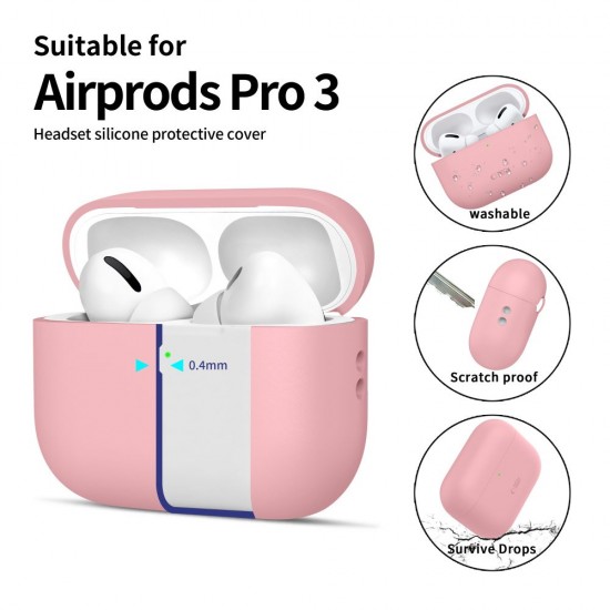 Tech-Protect Silicone Case for AirPods Pro 3 - Pink