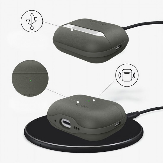 Tech-Protect NaturalFit Case for AirPods Pro 3 - Green