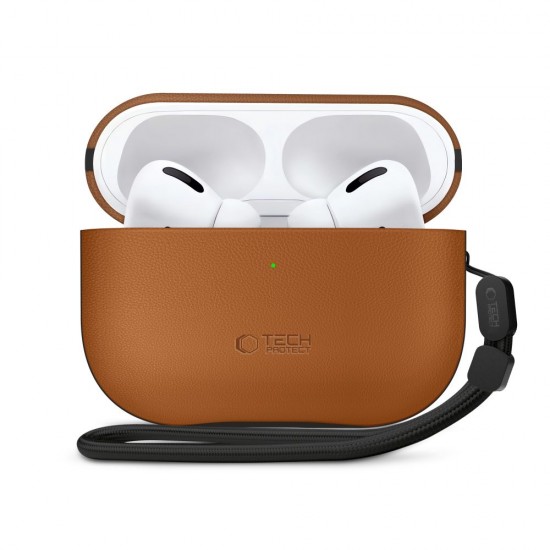 Tech-Protect NaturalFit Case for AirPods Pro 3 - Brown