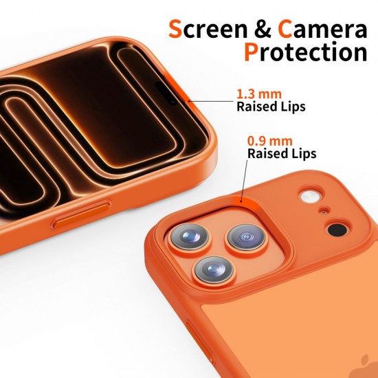 Tech-Protect MagMat Case for iPhone 17 Pro Max - Orange
