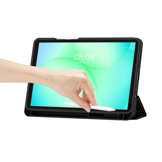 TechProtect SmartCase Pen Case for Samsung Galaxy Tab A9 / A11 8.7 X110 / X115 / X133 / X135 - Black