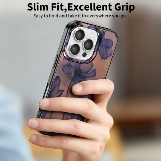 Tech-Protect Lamano MagSafe case for iPhone 16 Pro Max - brown-purple