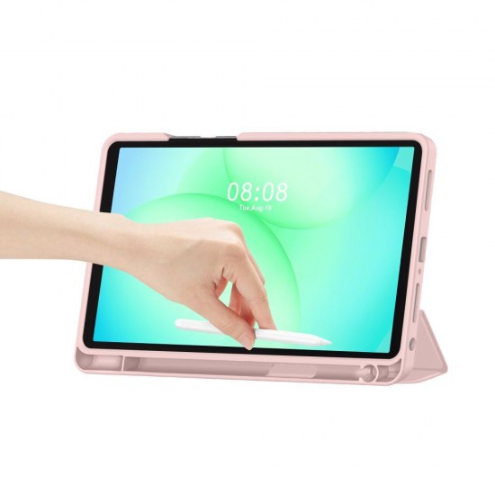 TechProtect SmartCase Pen case for Samsung Galaxy Tab A9 / A11 8.7 X110 / X115 / X133 / X135 - pink