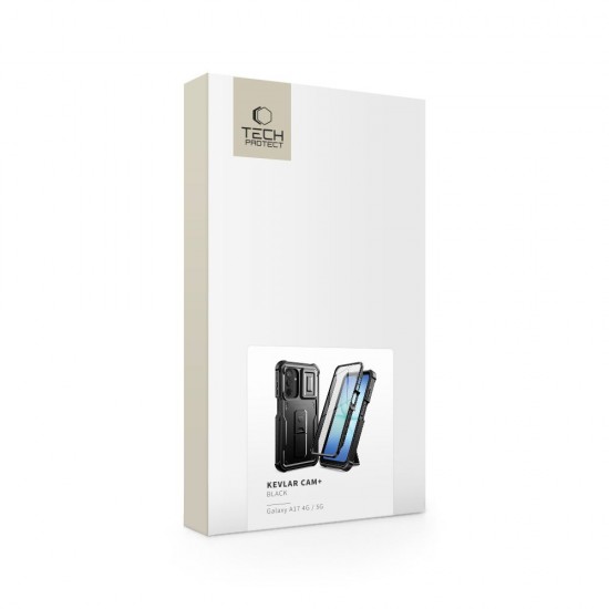 Tech-Protect Kevlar Cam+ Case for Samsung Galaxy A17 4G / 5G - Black