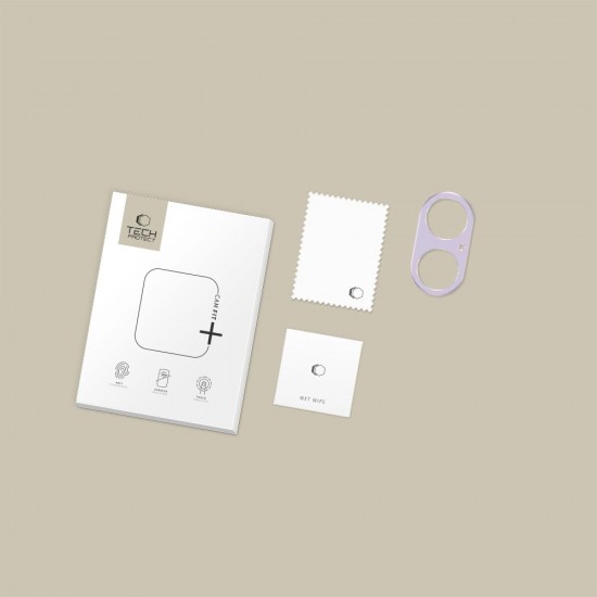 Tech-Protect Camalloy Fit+ Camera Glass for iPhone 17 - Purple