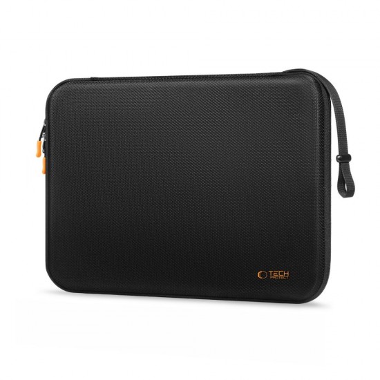Tech-Protect Hardpouch Laptop Case 13-14 - Black and Orange