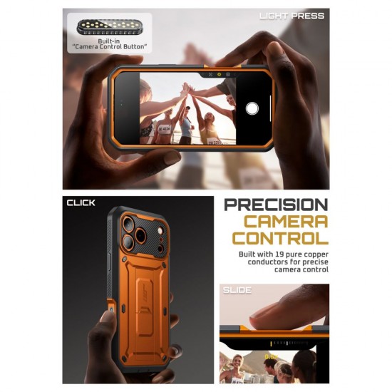 Supcase Unicorn Beetle Pro Case for iPhone 17 Pro Max - Orange