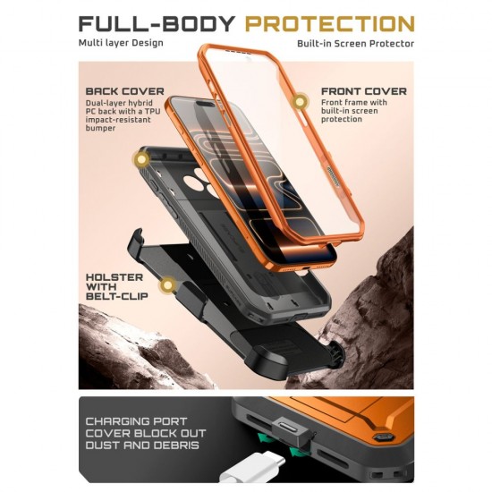 Supcase Unicorn Beetle Pro Case for iPhone 17 Pro Max - Orange