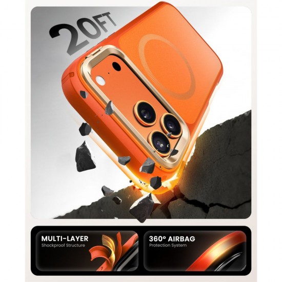 Supcase IBLSN Ares Flip MagSafe Case for iPhone 17 Pro Max - Orange
