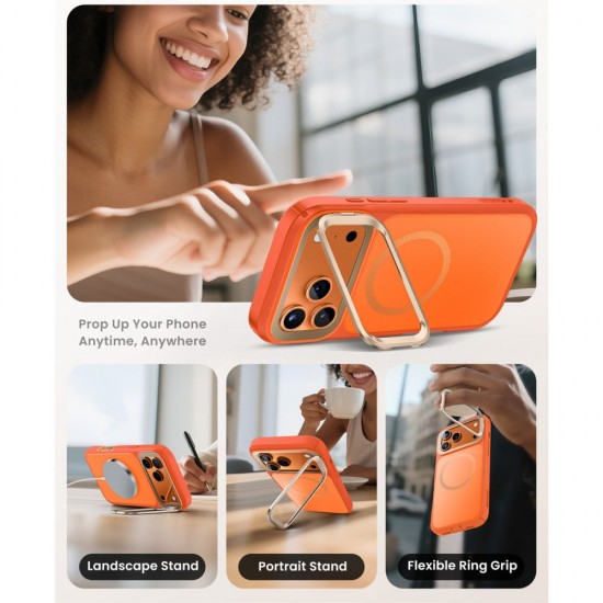 Supcase IBLSN Ares Flip MagSafe Case for iPhone 17 Pro Max - Orange