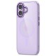 Tech-Protect MagMat MagSafe Case for iPhone 17 - Transparent Purple