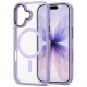 Tech-Protect MagMat MagSafe Case for iPhone 17 - Transparent Purple