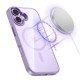 Tech-Protect MagMat MagSafe Case for iPhone 17 - Transparent Purple