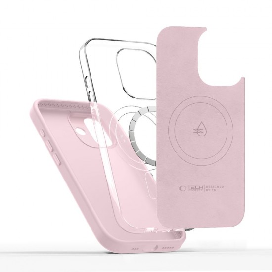 Tech-Protect Uniq MagSafe case for iPhone 17 - pink
