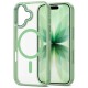 Tech-Protect MagMat MagSafe Case for iPhone 17 - Transparent Green
