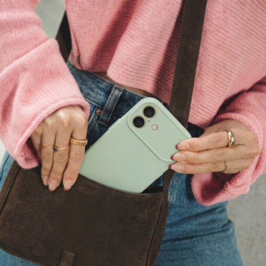 Tech-Protect Silicone MagSafe Case for iPhone 17 - Green