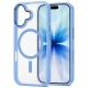 Tech-Protect MagMat MagSafe Case for iPhone 17 - Transparent Blue