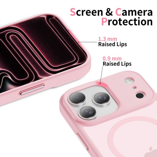 Tech-Protect MagMat MagSafe Case for iPhone 17 Pro Max - Pink