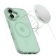 Tech-Protect MagMat MagSafe Case for iPhone 17 - Transparent Green