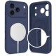 Tech-Protect Silicone MagSafe Case for iPhone 17 Pro Max - Navy Blue