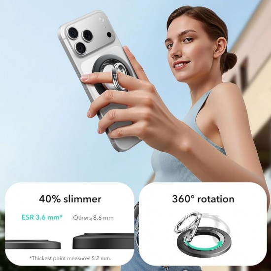 ESR Magnetic HaloLock MagSafe Phone Holder - Black