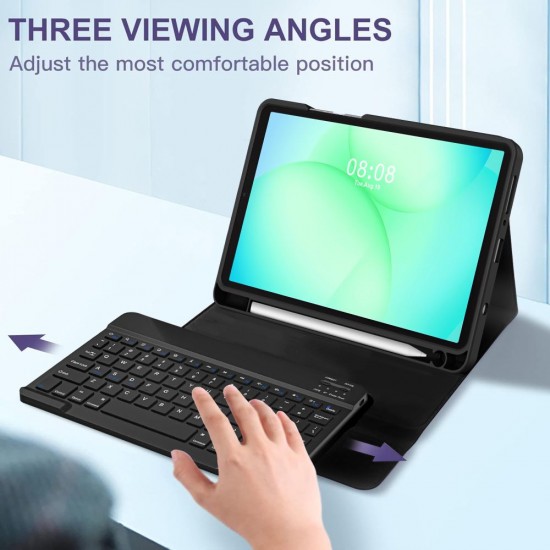 Tech-Protect SC Pen Case for Samsung Galaxy Tab A9 / A11 8.7 X110 / X115 / X133 / X135 - Black