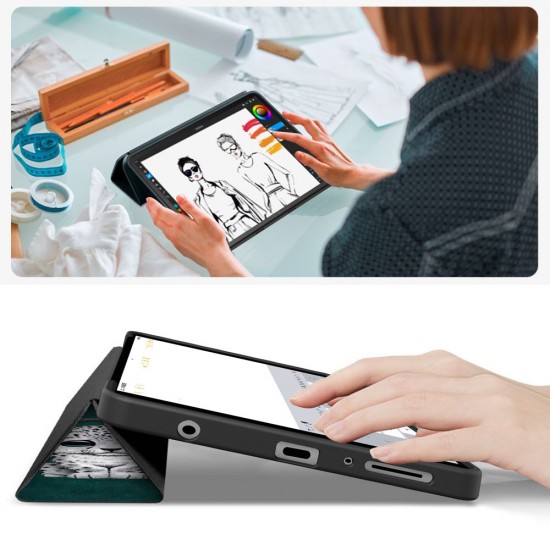 TechProtect SmartCase for Samsung Galaxy Tab A9 / A11 8.7 X110 / X115 / X133 / X135 - Green