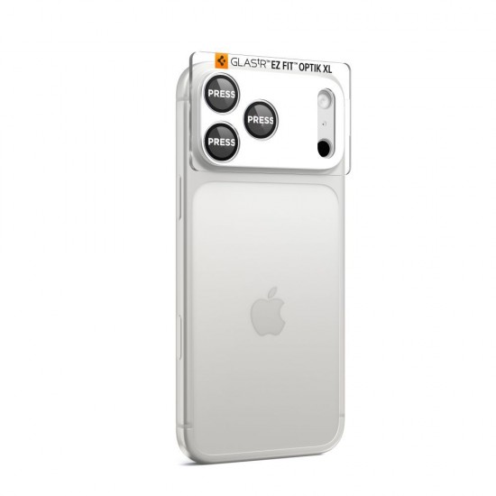 Spigen Optik Pro XL Camera Lens Glass for iPhone 17 Pro Max - Silver