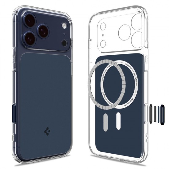 Spigen Thin Fit MagSafe Case for iPhone 17 Pro - Clear Navy Blue