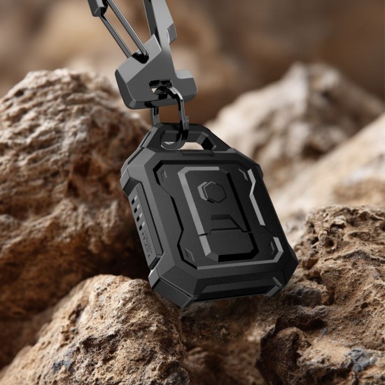 Tech-Protect Kevlar Pro Case for Apple AirTag 1/2 - Black