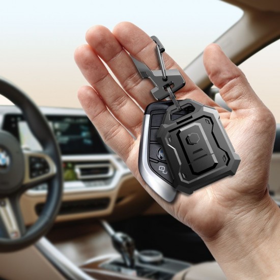 Tech-Protect Kevlar Pro Case for Apple AirTag 1/2 - Black