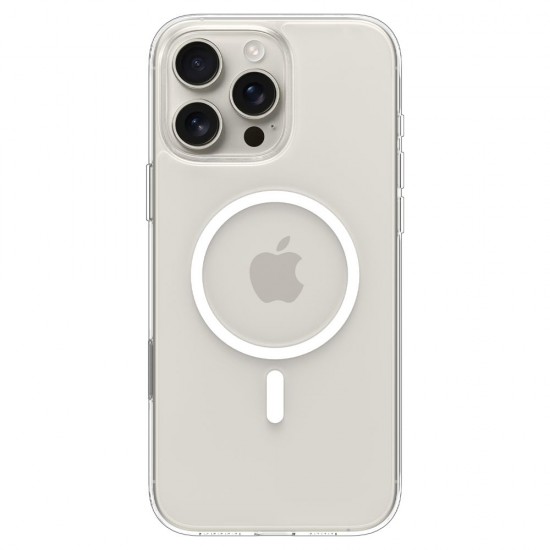 Spigen Thin Fit MagSafe Case for iPhone 16 Pro Max - Clear and White