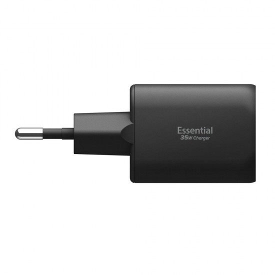 Spigen Essential EE352EU USB-C / USB-A 35W Wall Charger - Black