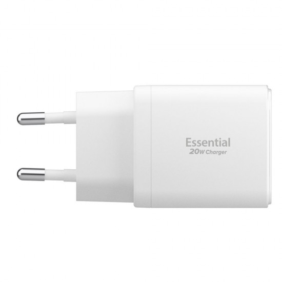 Spigen Essential EE202EU 20W Wall Charger - White