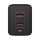 Spigen Essential EE472EU 2-port USC-C 47W wall charger - black