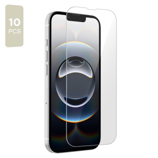 Tech-Protect Tempered Glass Bundle 10-pack for iPhone 13 / 13 Pro / 14 / 16e / 17e