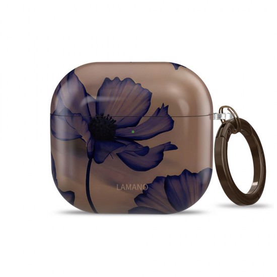 Tech-Protect Lamano case for AirPods 4 - brown and purple