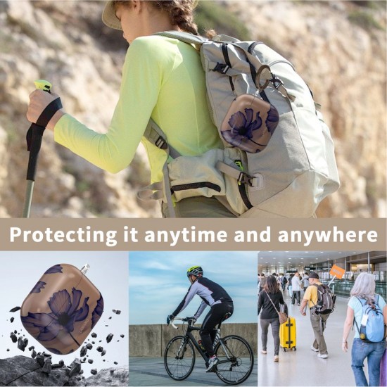 Tech-Protect Lamano case for AirPods 4 - brown and purple