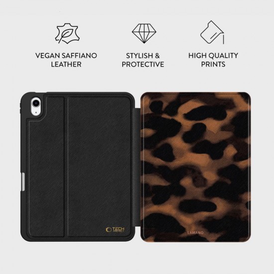 Tech-Protect Lamano case for iPad 10.9” 10 / 2022 / 11” 11 / 2025 - brown and black
