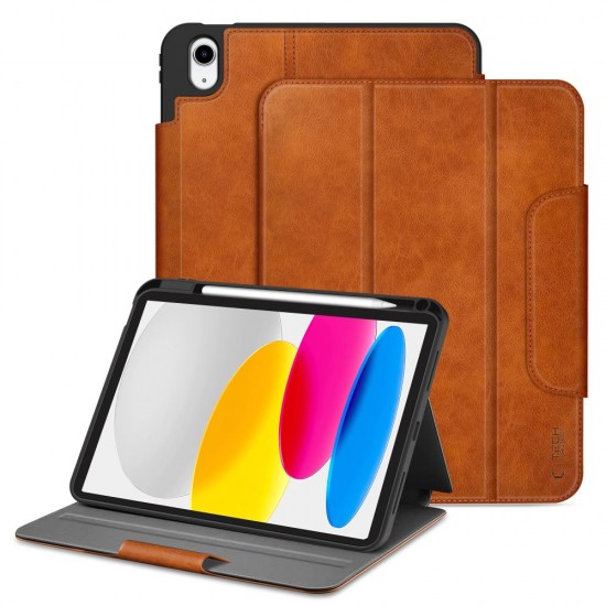 Tech-Protect Fleece Case for iPad 10.9” 10 / 2022 / 11” 11 / 2025 - Brown